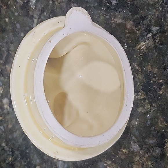 VINTAGE 50s JAPAN Chicken Hen on Nest Basket Porcelain Bowl Ceramic Jar - Picture 3 of 6